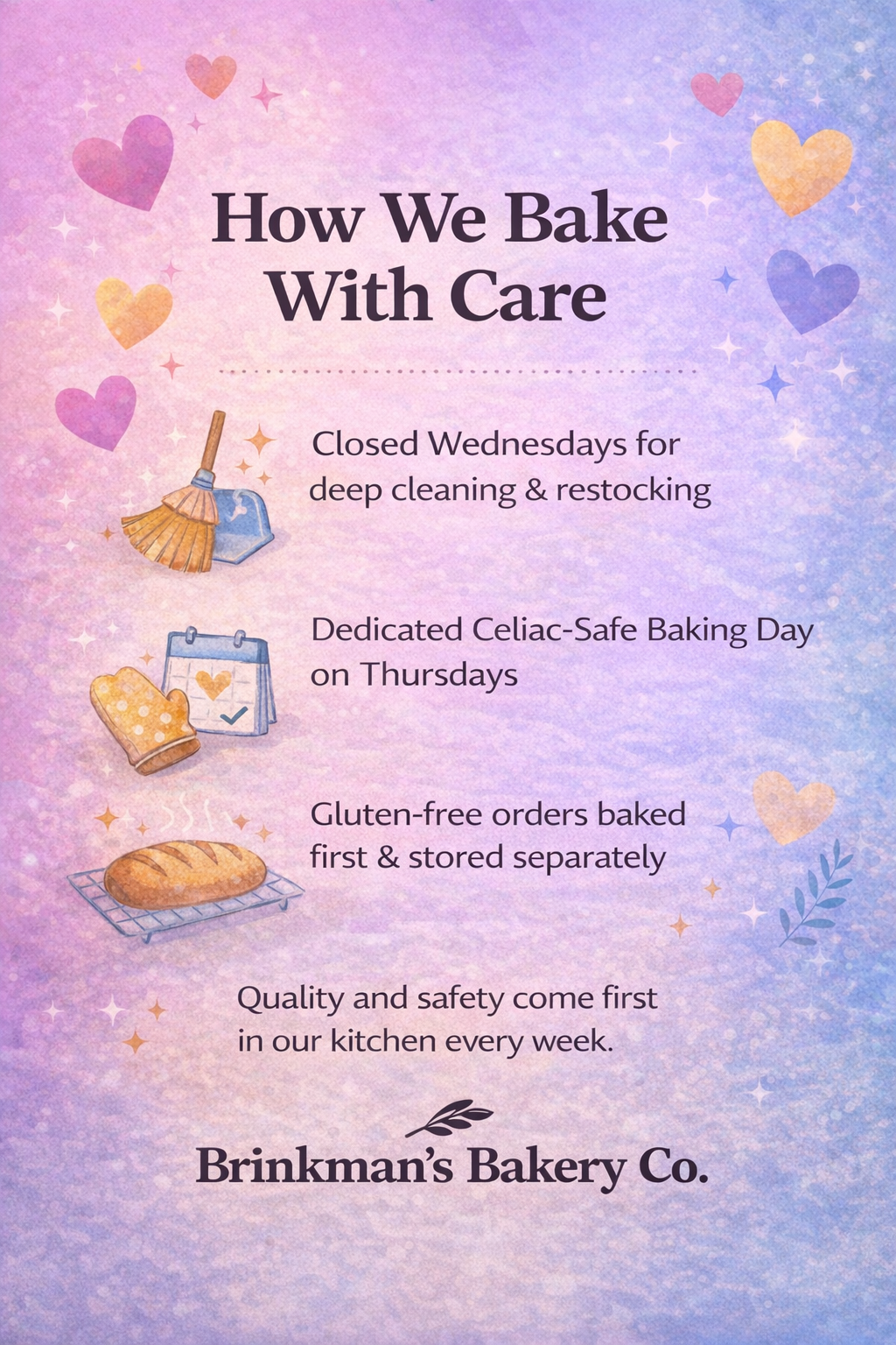 How We Bake With Care